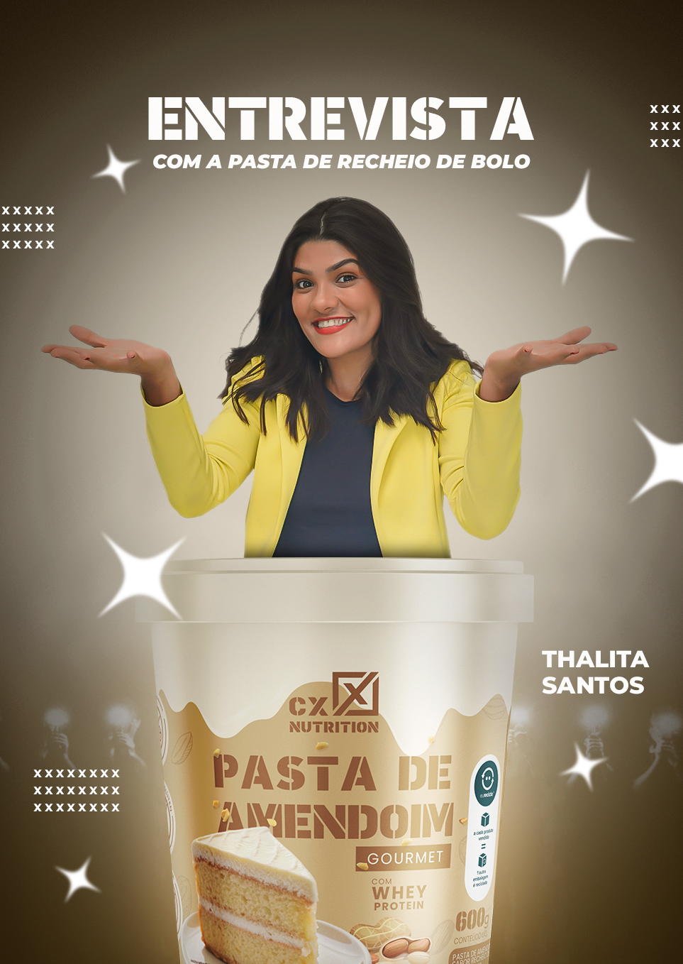 ENTREVISTA COM A PASTA RECHEIO DE BOLO